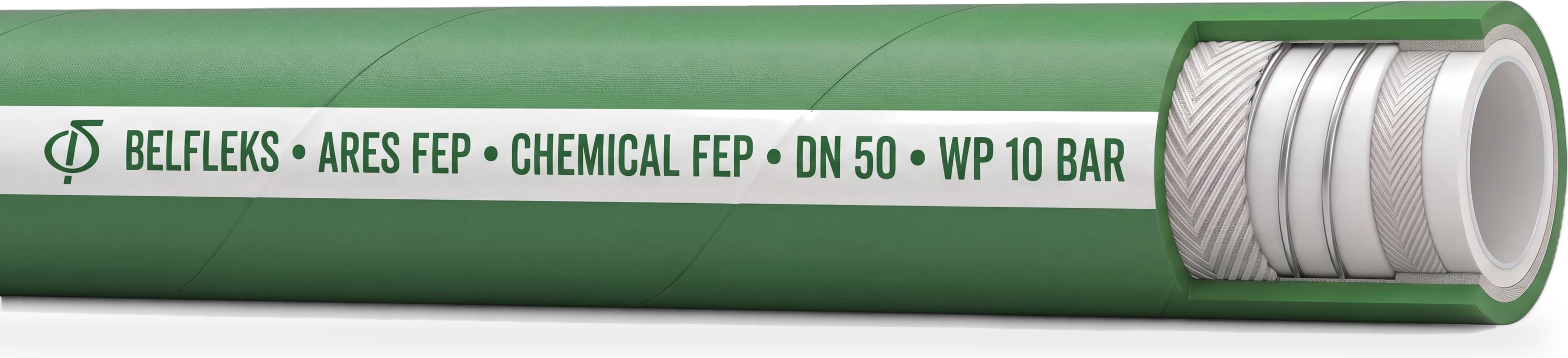 Рукав гофрированный для химических продуктов Ares FEP 10 BAR